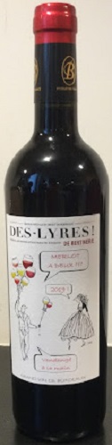 Bordeaux Des Lyres, rouge (Château Bertinerie) 2019